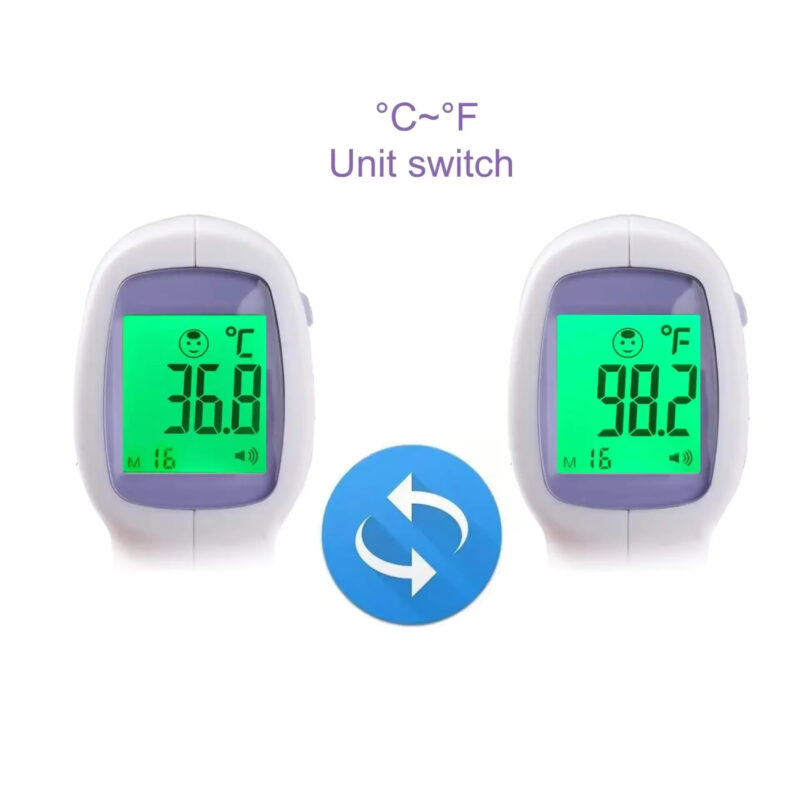 infrared-forehead-thermometer-with-fahrenheit-and-celsius-switch